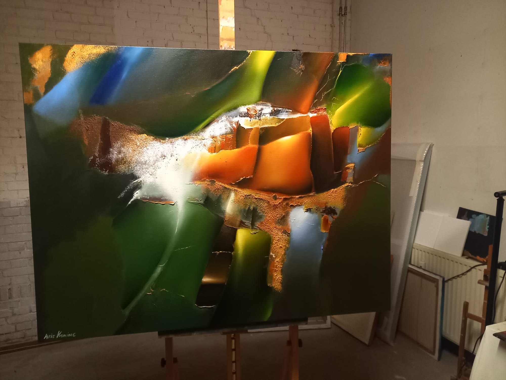 modern-olieverfschilderij-met-vrolijke-kleuren